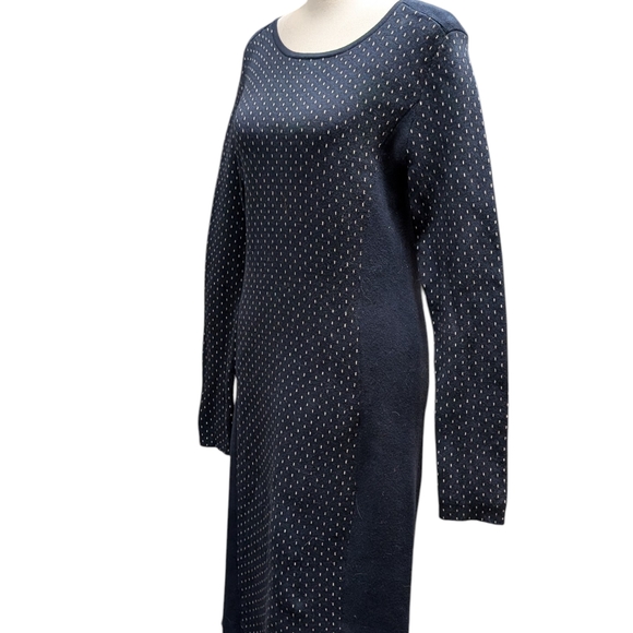 ANTONIO MELANI Navy Long Sleeve Dress - Picture 2 of 5